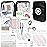 300Piece Travel First Aid Emergency Kit Home Essentials Hiking Survival Essential Kit for Outdoor Adventure Camping Backpack, Black 1st Aid