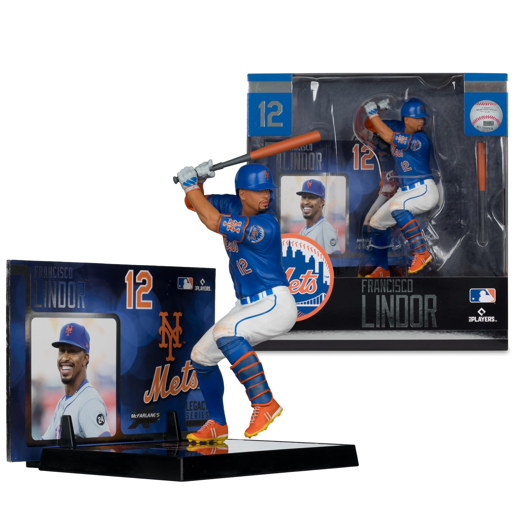 Photo 1 of Francisco Lindor (New York Mets) McFarlane MLB 7" Figure