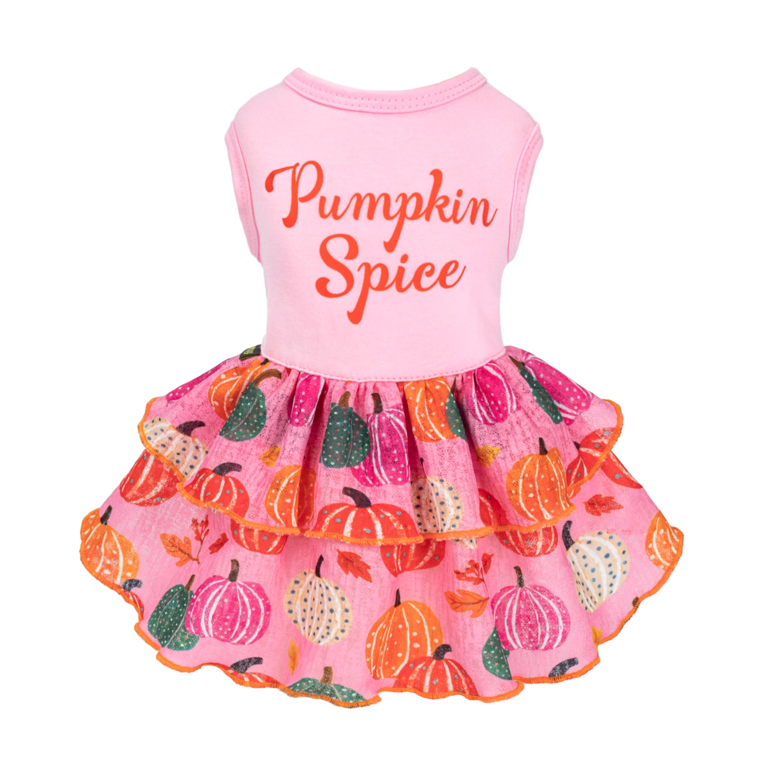 Fitwarm Pumpkin Spice Dog Dress - apparel pet | Mubboo