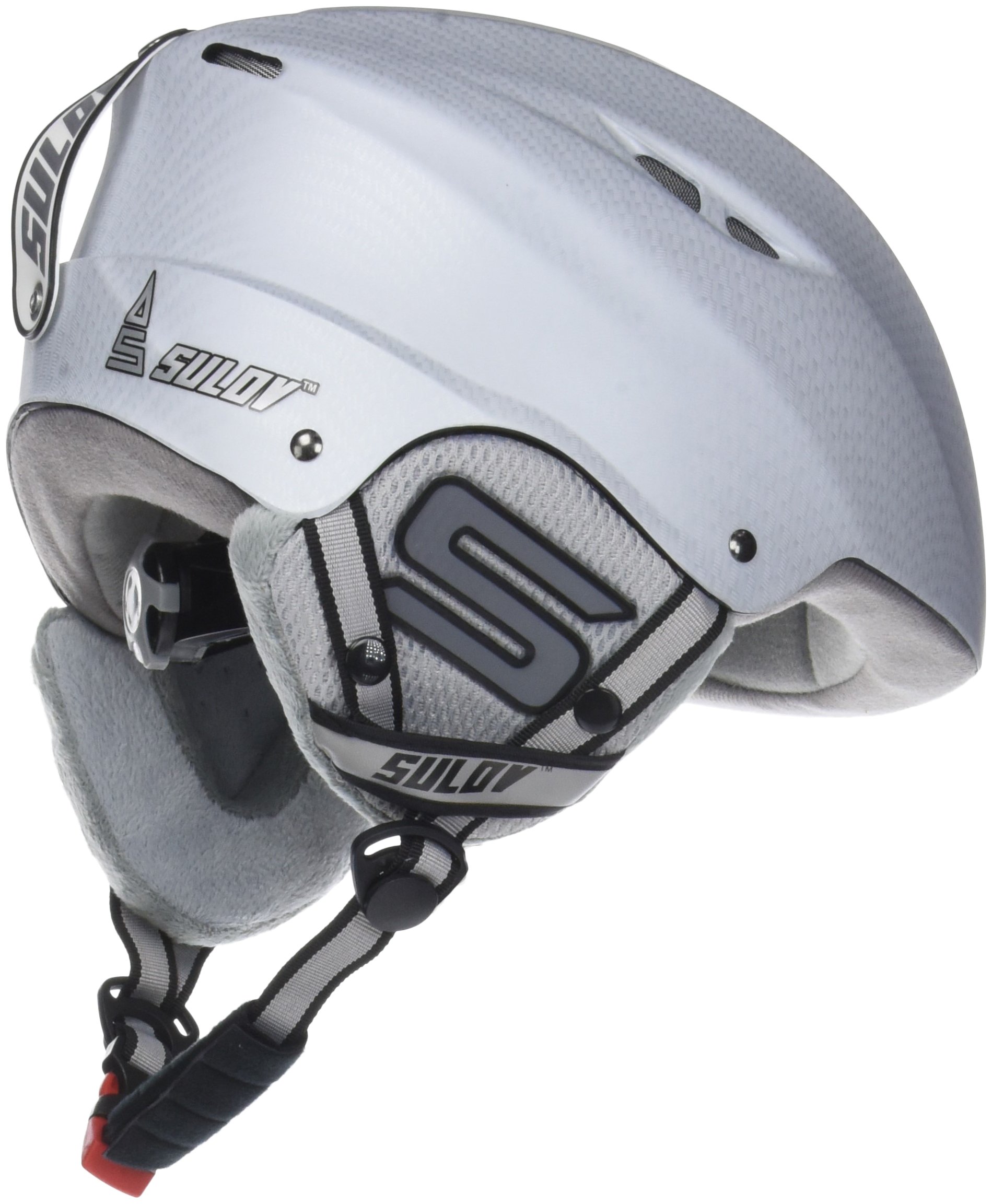 Unisex Adult Power kask narciarski, biały (węglowy), 54-58 cm