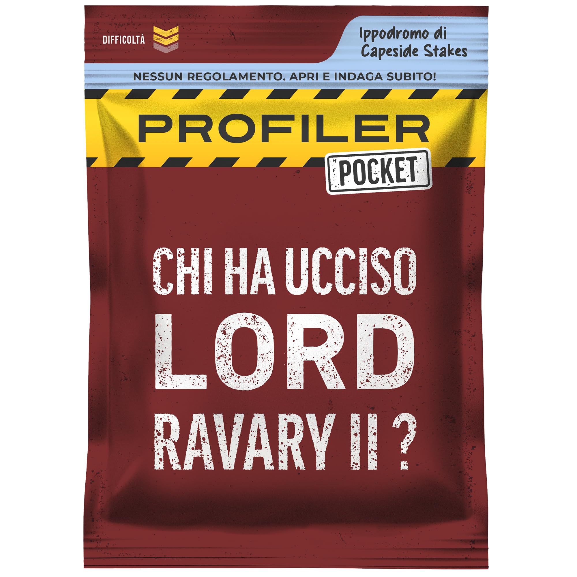 Profiler Pocket, Investigation Card Game, Who Killed Lord Ravary II? Murder in the World of Horse Racing, Pocket-Sized