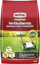 Substral Vertikutiermix, 4 kg Sack für 133 m² - Rasenreparatur-Mischung aus Rasensamen, Rasendünger und Bodenaktivator