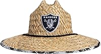 Vista 2 de FOCO - Sombrero de paja para hombre, floral, con logotipo, de equipo de la NFL, para usar en la playa, para salvavidas
