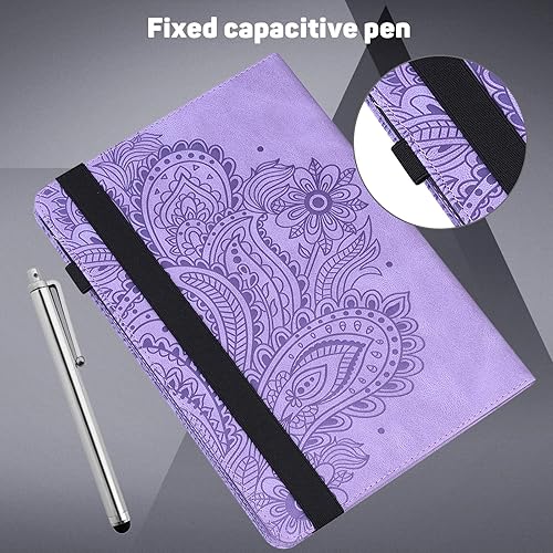 Miniatura 26 de ALILANG Funda para Xiaomi Redmi Pad de 10.61 pulgadas 2022 con lápiz capacitivo, múltiples ángulos de visión con soporte de piel sintética