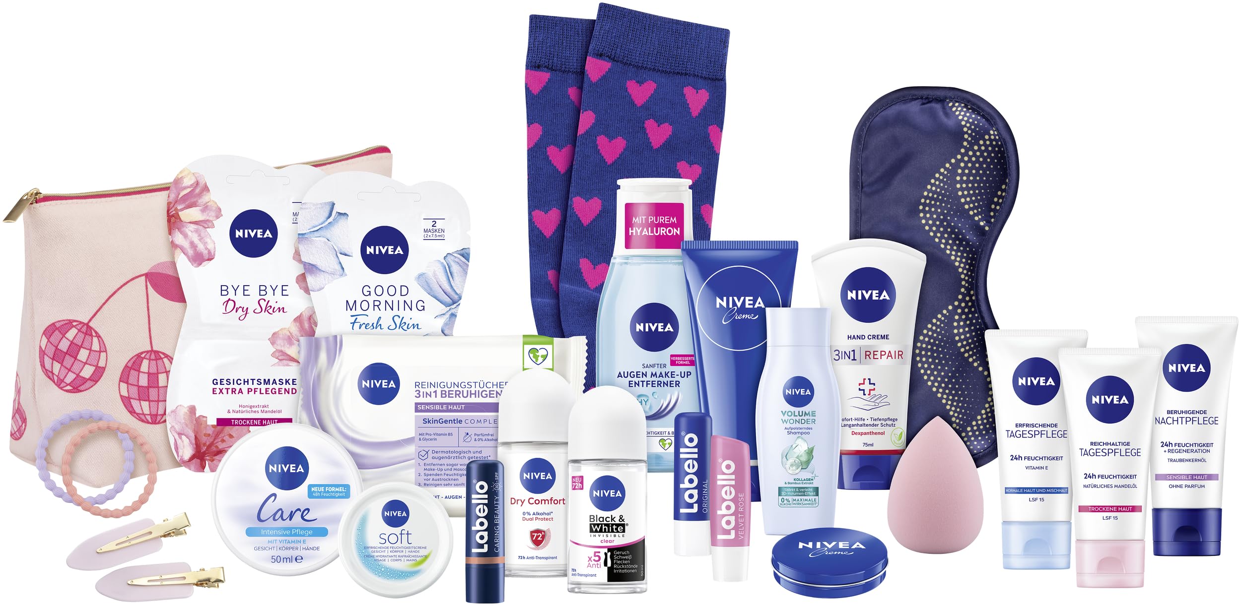 NIVEA Adventskalender 2025 24 Türchen Pflegeprodukte Weihnachtskalender Pflegeset