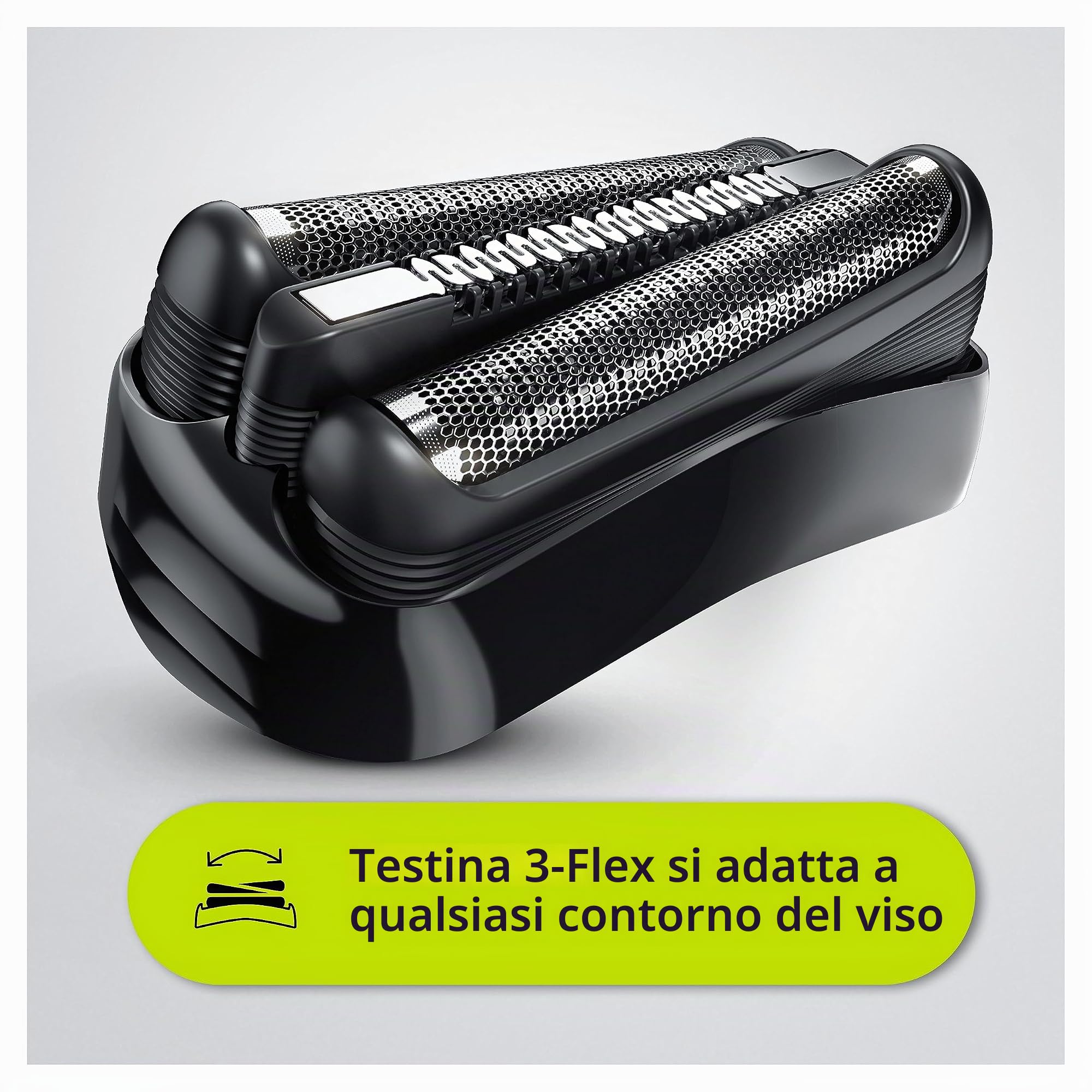 Braun Rasoio elettrico da uomo Series 3 con regolabarba di precisione, rasoio elettrico da uomo, spina UK a 2 pin, 300, rasoio nero