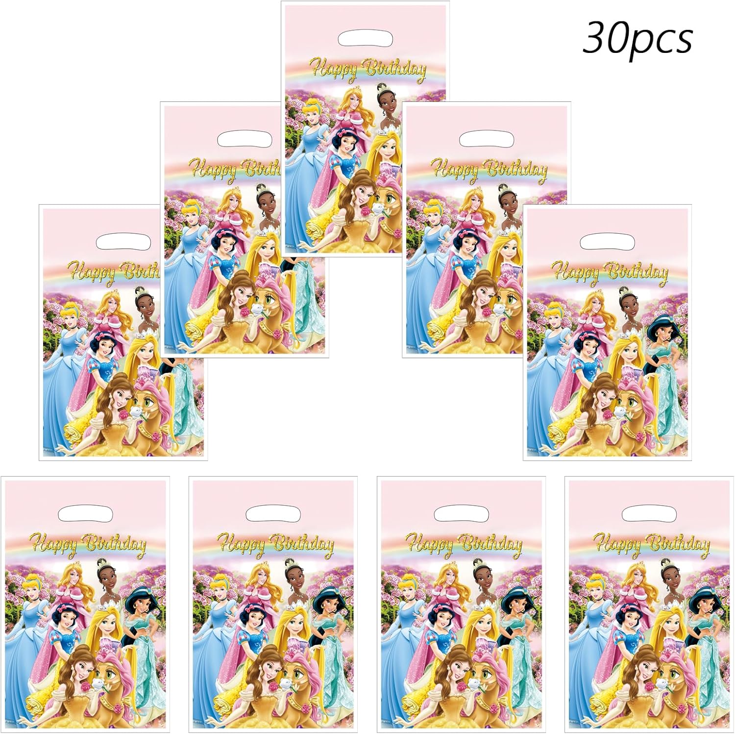 Hupalun For Disne Princess Party Gift Bags 30PCS, Supplies, and Decorations. Perfect for Cartoon Parties, Ideal for Kids, and Great for Family Events, Prizes - Image 2
