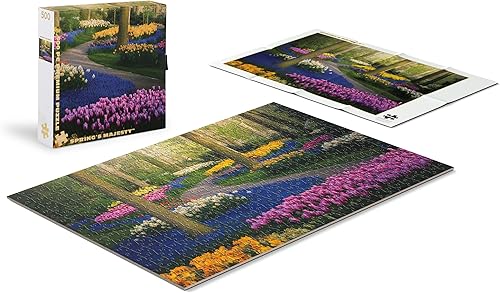 Miniatura 4 de Buffalo Games - Oro - Spring Majesty - Rompecabezas de 500 piezas para adultos - Rompecabezas desafiante perfecto para noches de juego - 500 piezas