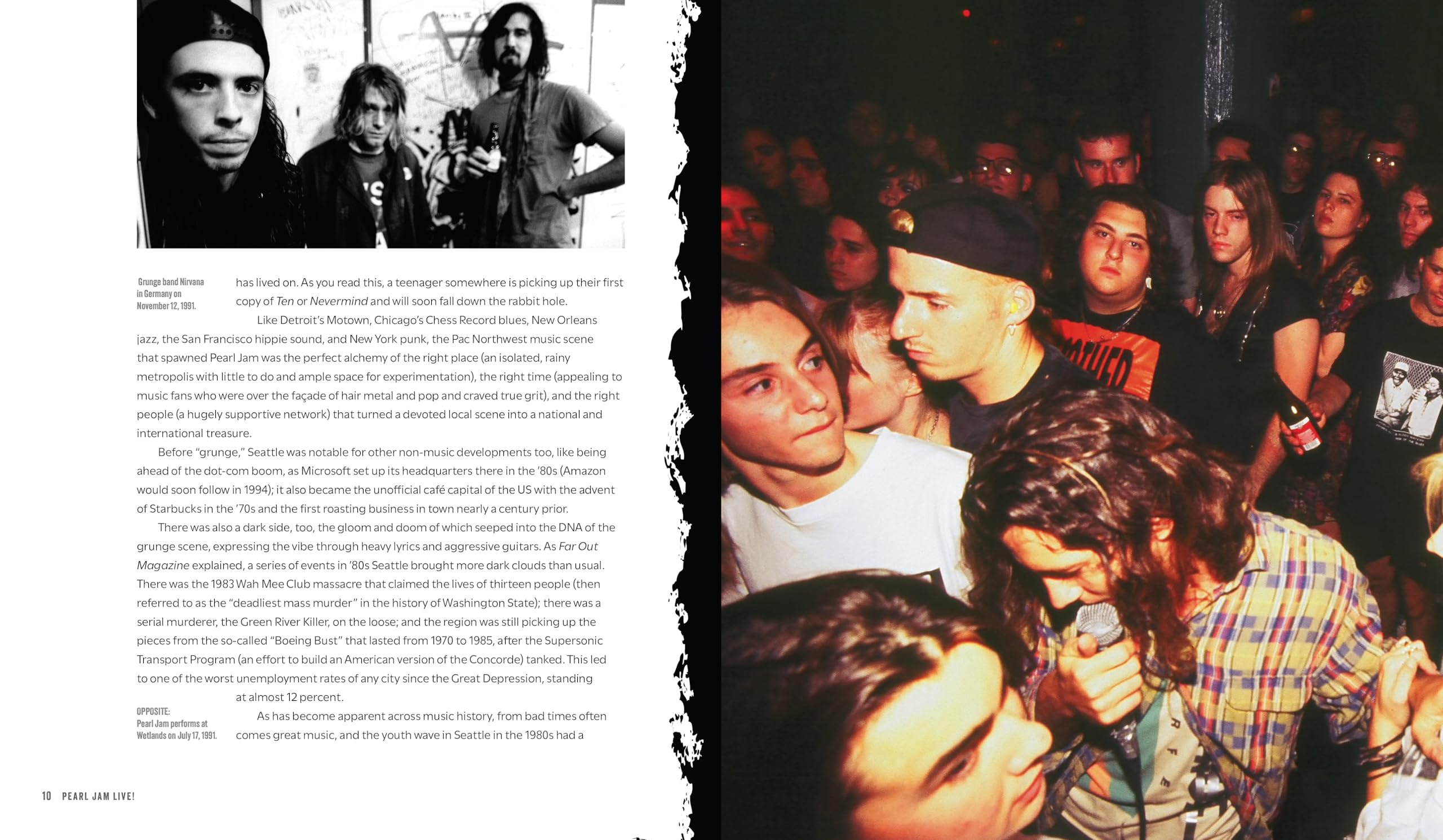 Pearl Jam Live!: 35 Years of Legendary Music and Revolutionary Shows