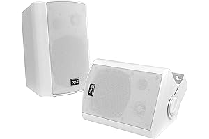 Pyle Waterproof Wireless Bluetooth Outdoor Wall-Mount Patio Stereo Speaker