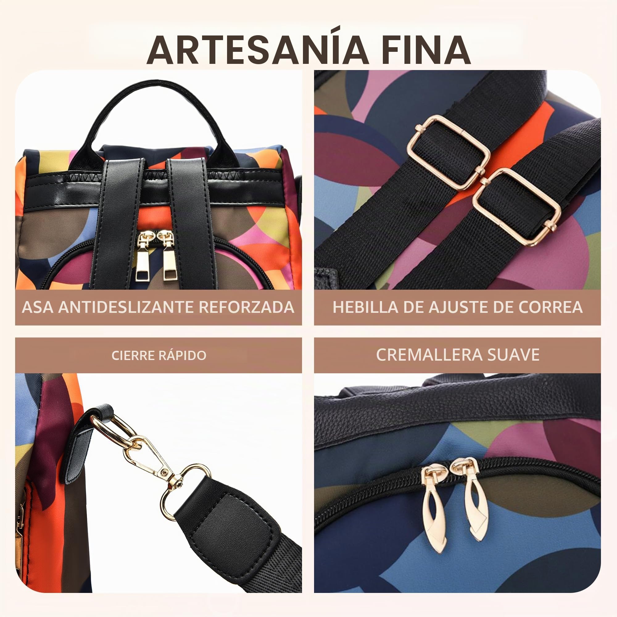 shepretty - Mochila antirrobo para mujer