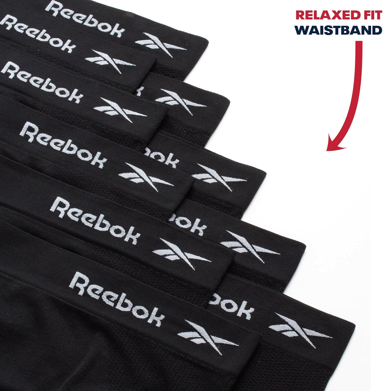 Reebok Hipster Panties for Women - 10 Pack Stretch Performance Seamless Underwear with Relaxed Tag-Free Waistband (S-XL)