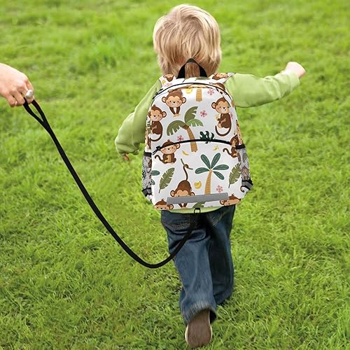 Miniatura 7 de Mochila para niños y niñas de 3 a 6 años, preescolar y jardín de infantes, lindas mini bolsas con correa de seguridad, T002, Mochilas Daypack