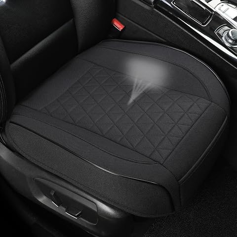 West Llama Linen Front Car Seat Cover Protector Anti-Slip...