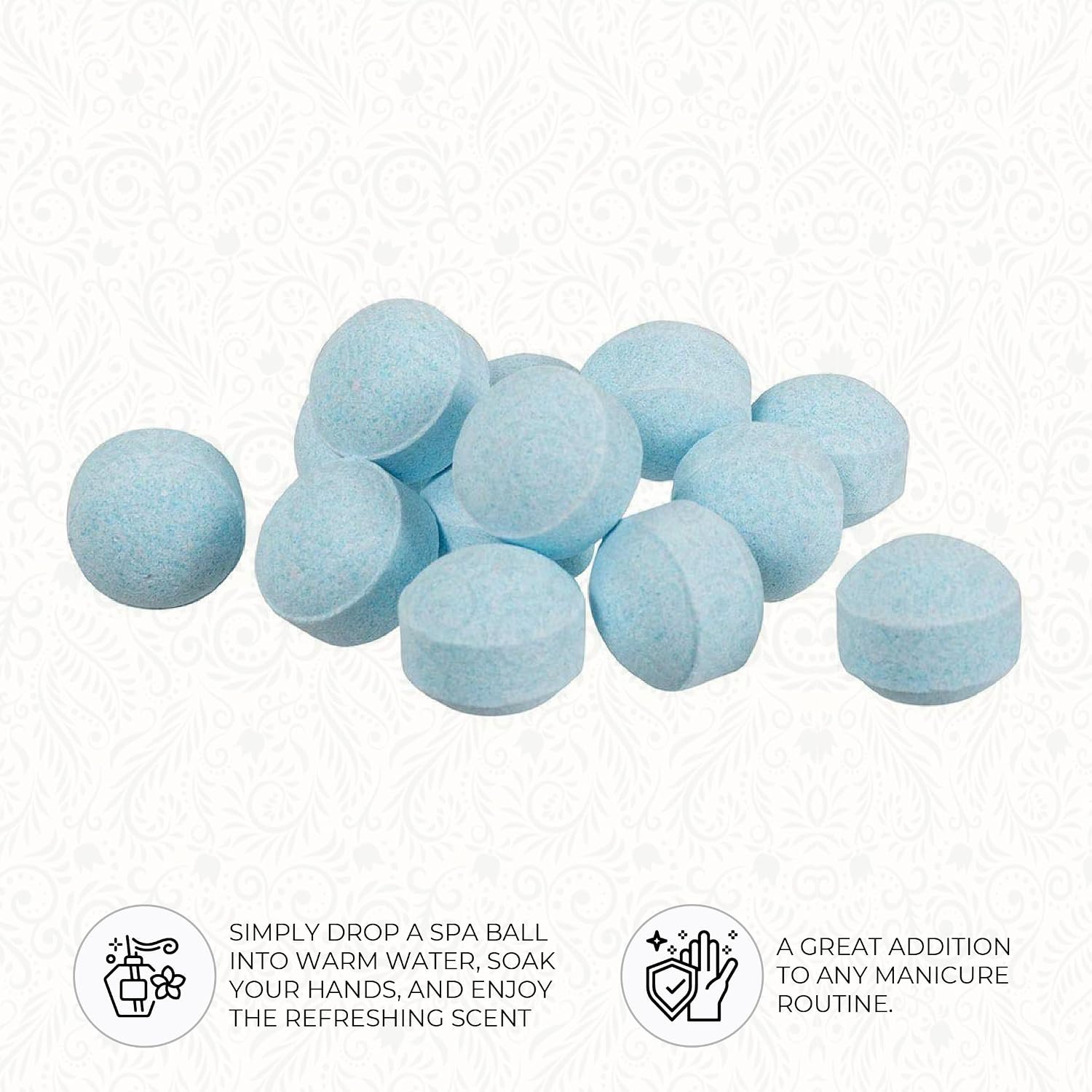 Ginger Lily Farms Botanicals Manicure Spa Tablets, 80-Count, Ocean Scent