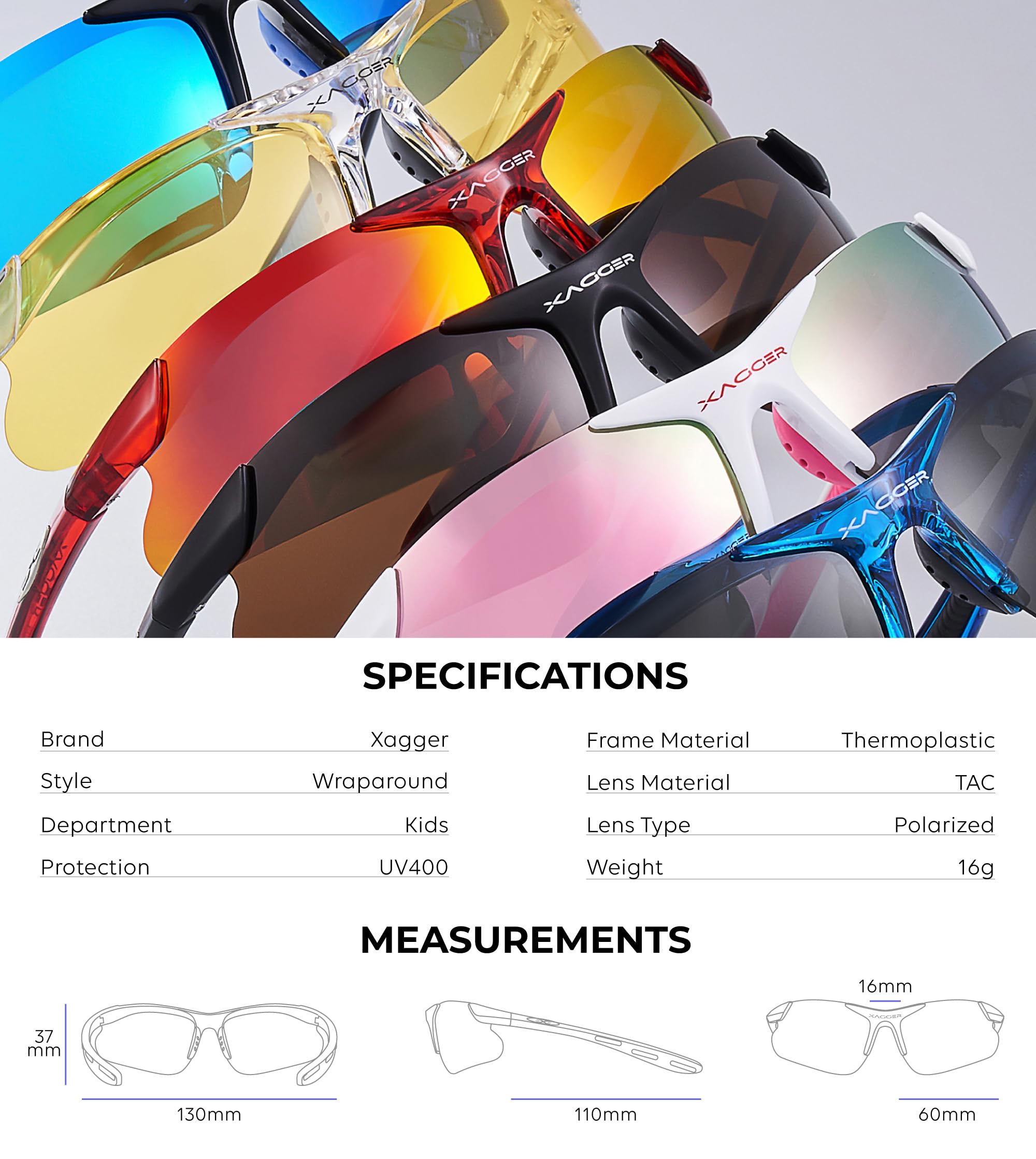 Polarisierte Sport-Sonnenbrille für Kinder, Jungen, Mädchen, Baseball-Softball-Brille, TR90-Rahmen, mattschwarz, Rauchgrau, Alter 3–7 Jahre, Mattschwarz | Rauchgrau, Age 3-7