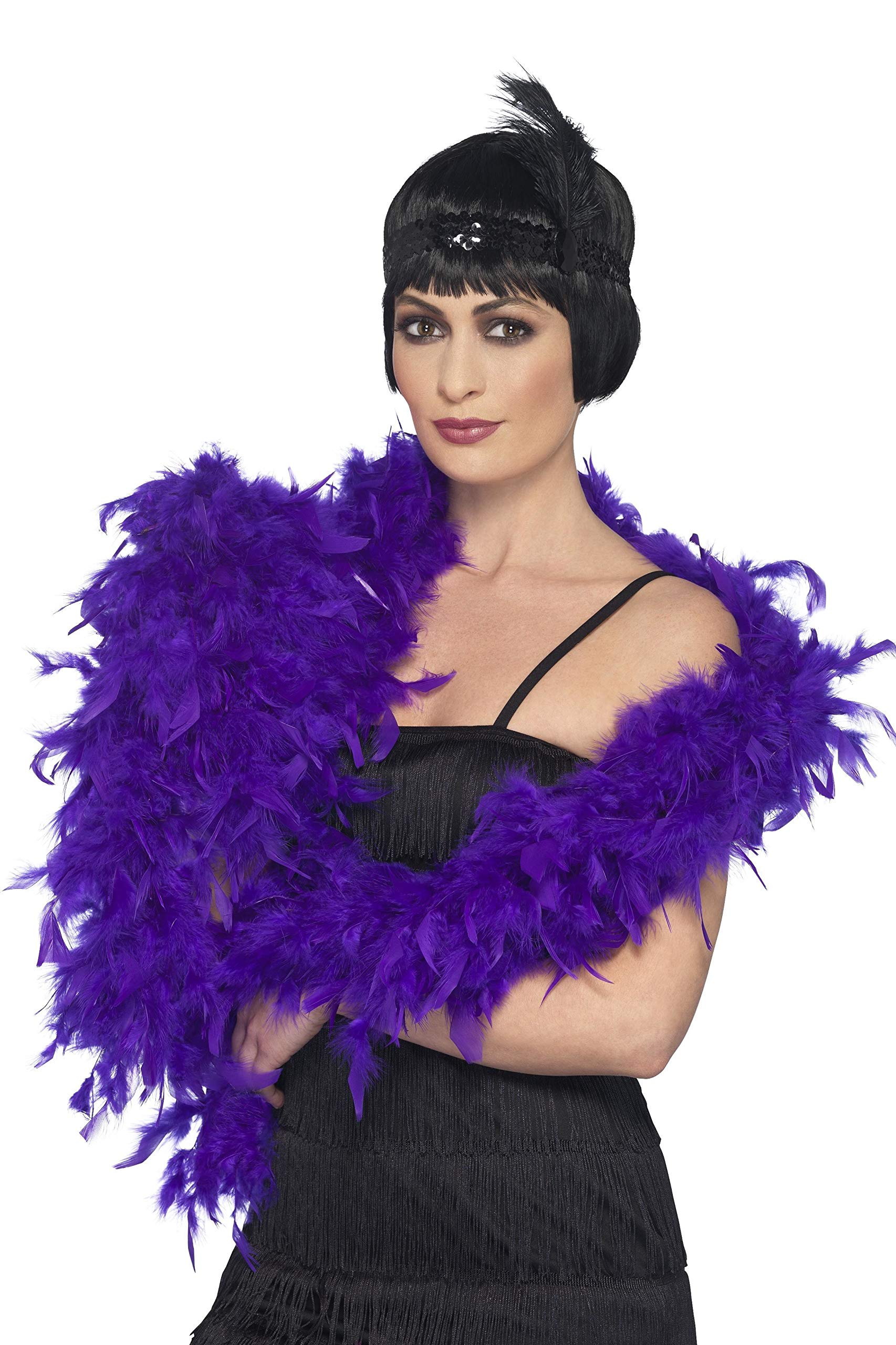 Smiffys 80 G Boa, Deluxe - Purple