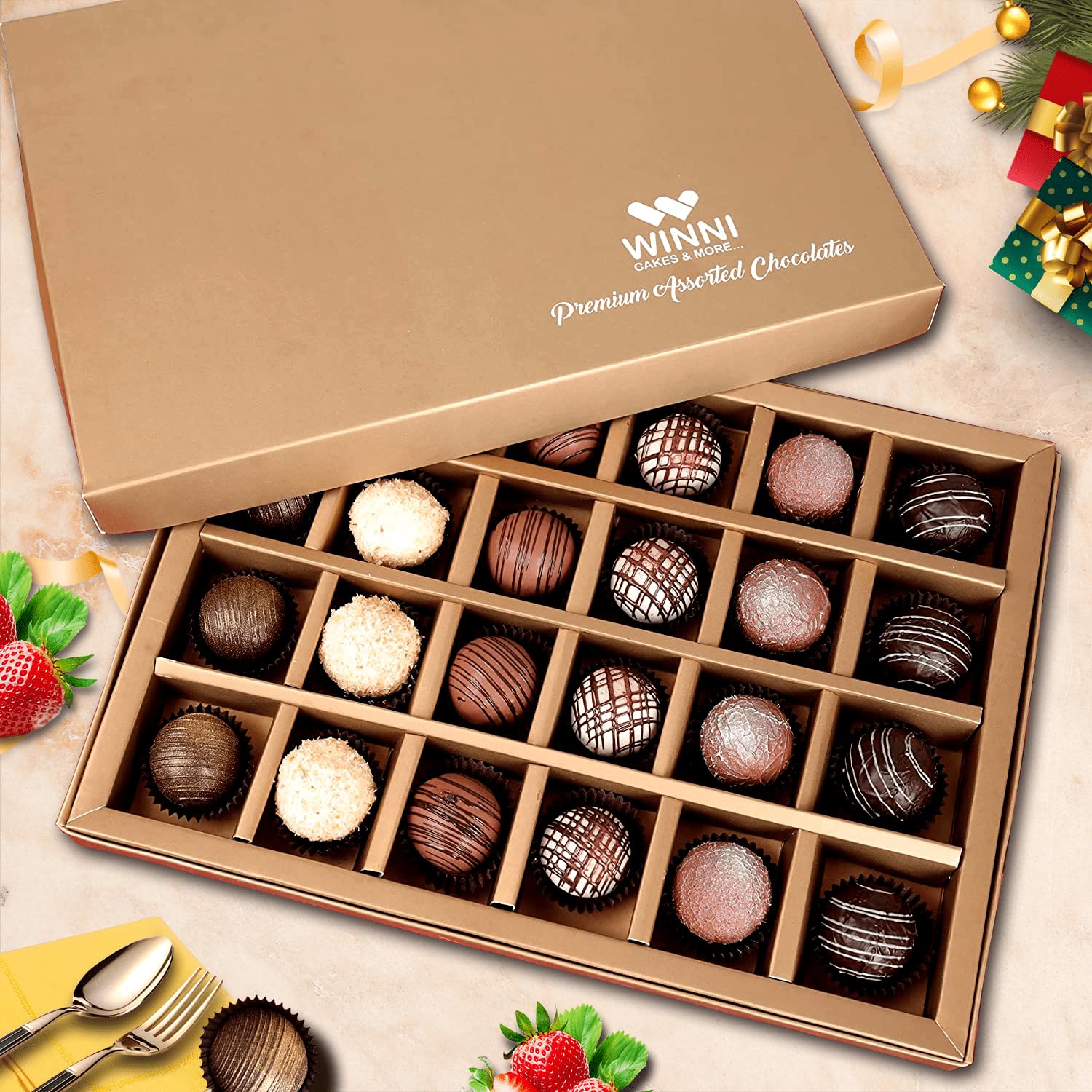 See full amazon price history chart for WINNI - 24 Pcs Luxury Chocolate Gift Packs | Belgian chocolate | Celebration Chocolate Hamper | Truffle Chocolate Box | Handmade Chocolate Gift Packs - Premium Gift For Girlfriend, Boyfriend WINNI - 24 Pcs Luxury Chocolate Gift Packs | Belgian chocolate | Celebration Chocolate Hamper | Truffle Chocolate Box | Handmade Chocolate Gift Packs - Premium Gift For Girlfriend, Boyfriend (B0DDQ33J6Q) Amazon Price History, Amazon Price Tracker