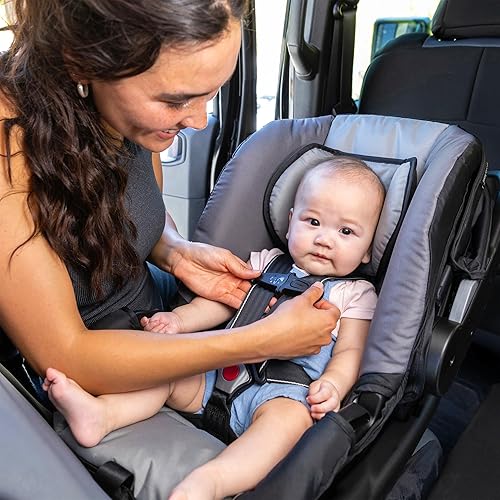Miniatura 8 de Baby Trend EZ Lift 35 Plus Asiento de coche infantil ergonómico, ligero, orientado hacia atrás con base multiposición y funda acogedora, gris