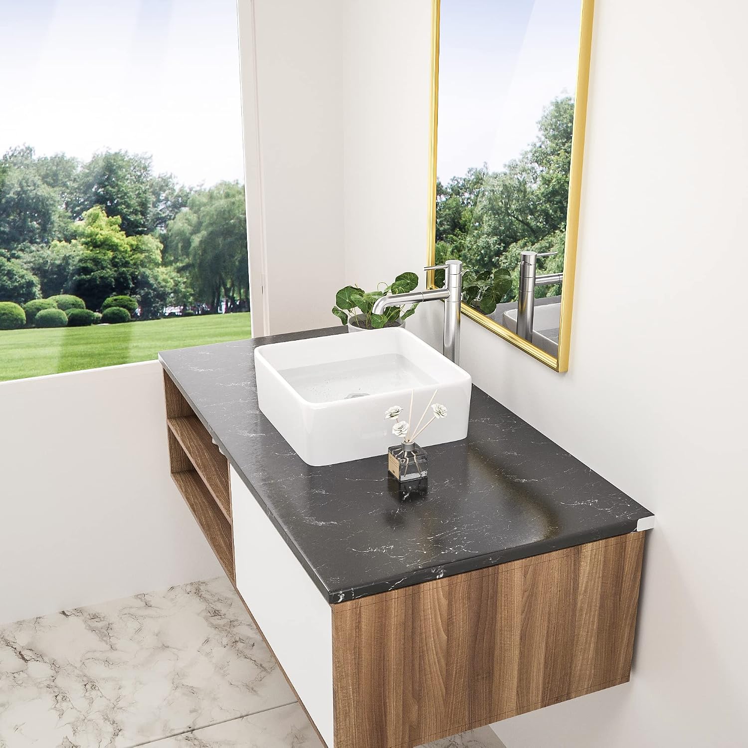 Free Shipping Over $50 Rectangular Vessel Sink White - Beslend 16x12 Ceramic Porcelain Above Counter Countertop Lavatory Vanity Modern Art Basin π₯ Flash Sale Rectangular Vessel Sink White - Beslend 16x12 Ceramic Porcelain Above Counter Countertop Lavatory Vanity Modern Art Basin