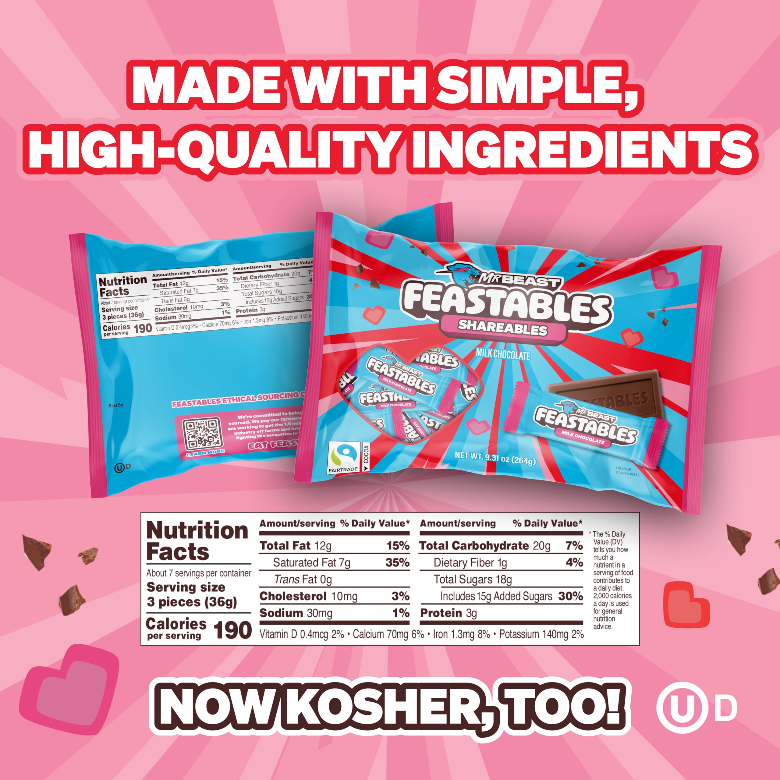 22ct Milk Chocolate Valentines Bag 2026 12g