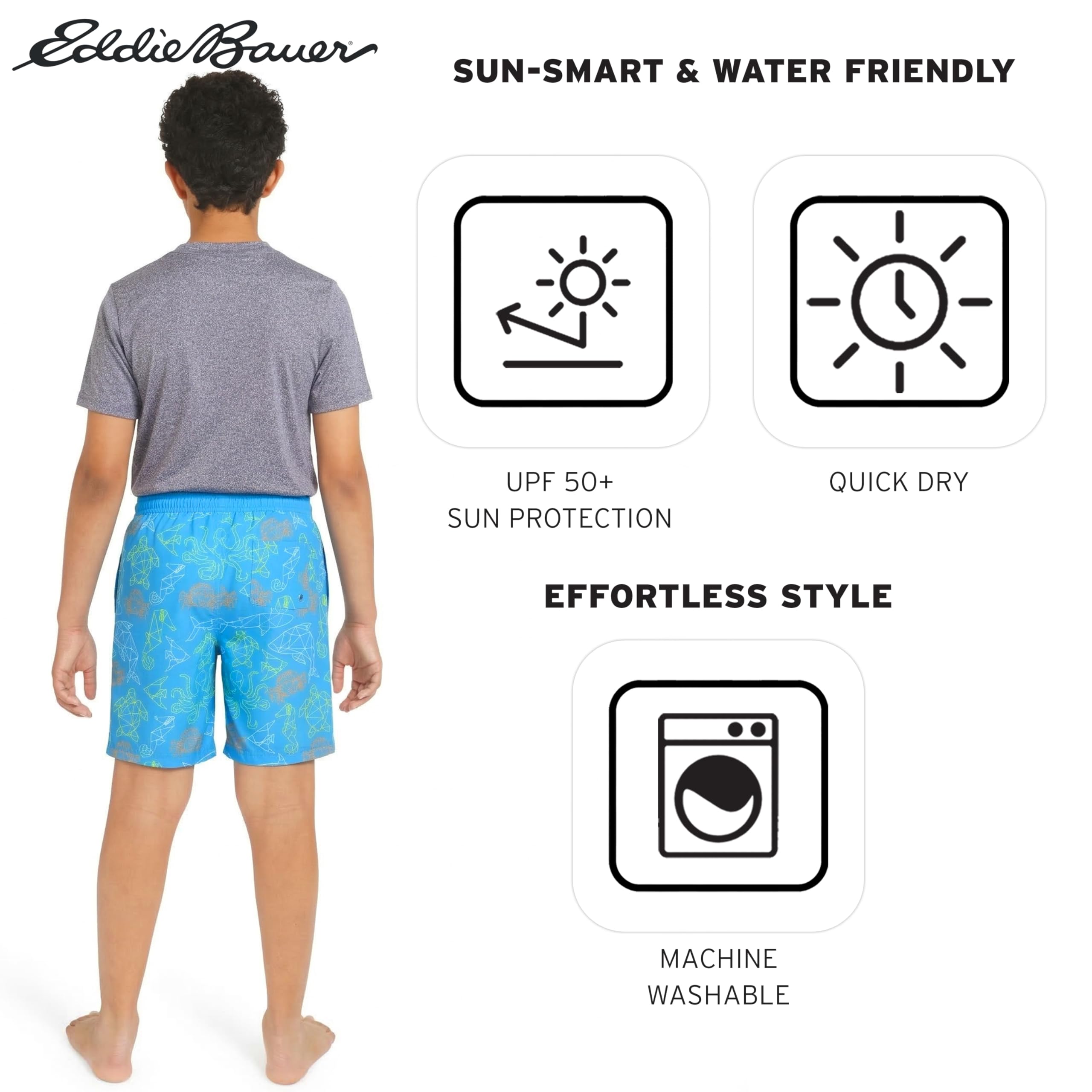 Eddie Bauer Jungen Rash-Guard-Set