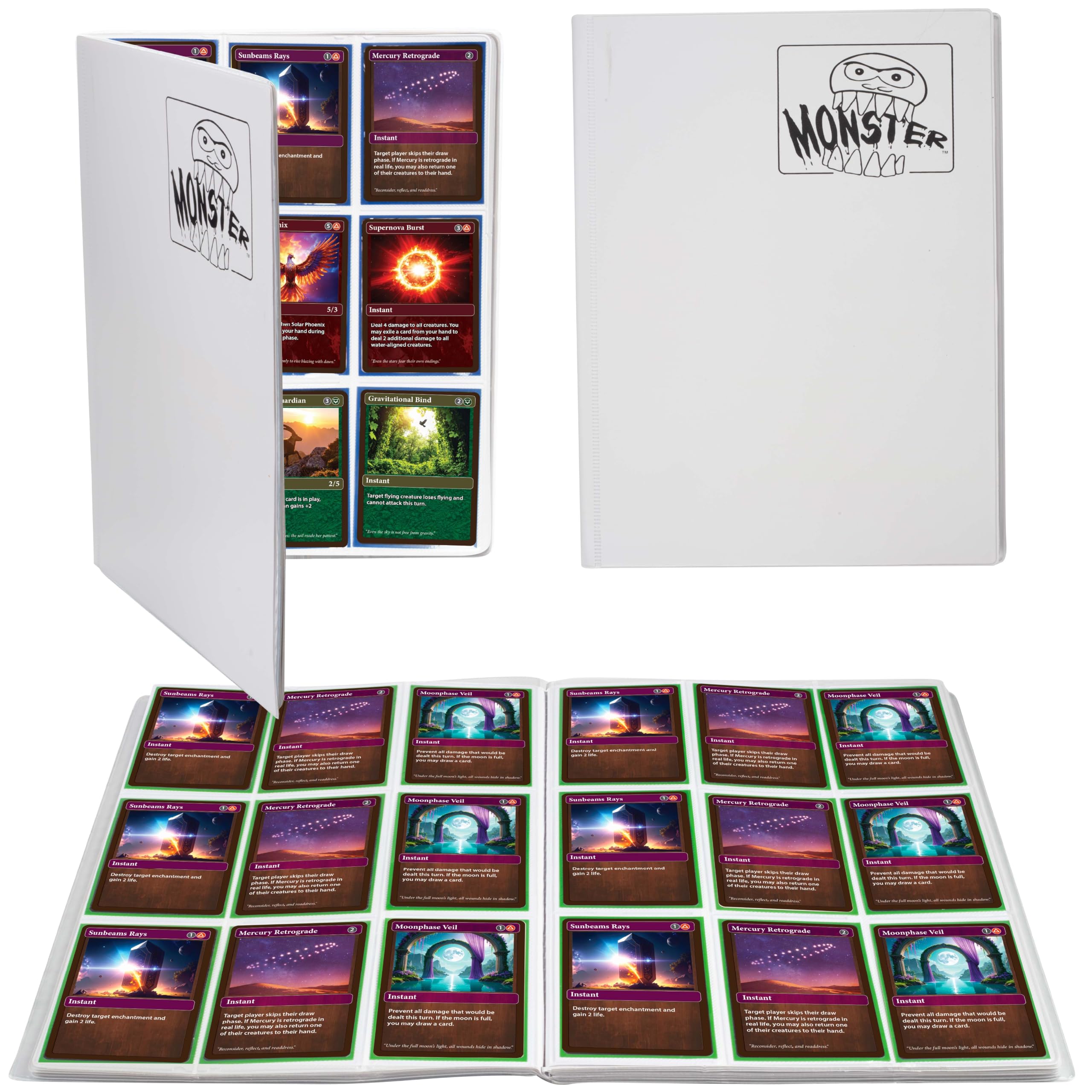 北へ。-White Illumimation- PRカード9枚未開封パックセット Amazon.com: 9 Pocket Trading Card Binder- Matte White Album w Side