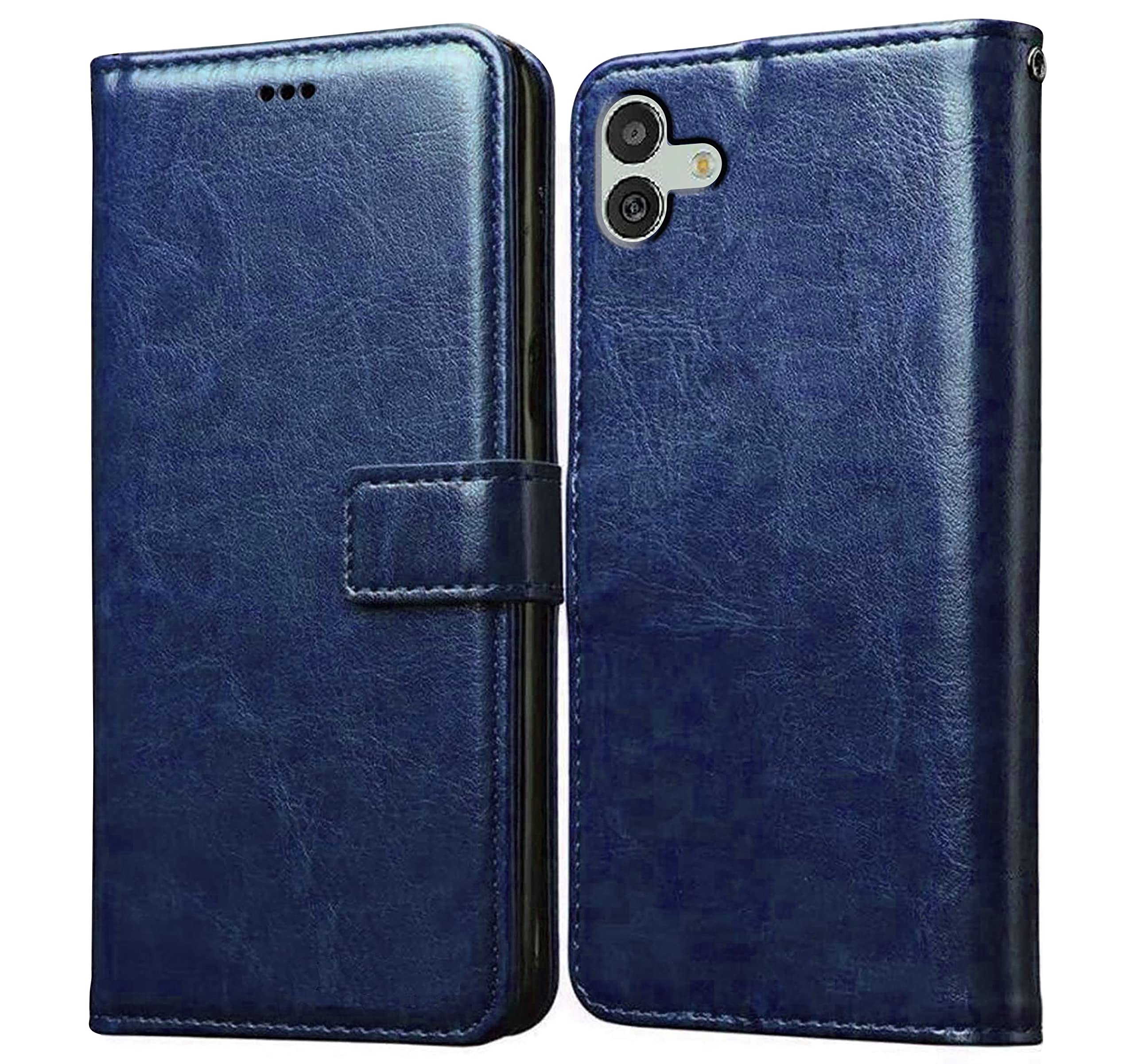Casotec Flip Cover for Samsung Galaxy M13 5G | Premium Leather Finish | Inbuilt Pockets & Stand | Flip Case for Samsung Galaxy M13 5G (Blue) (B0B7P5TMQG) Amazon Price History, Amazon Price Tracker
