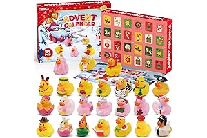 PIGIPIGI Advent Calendar for Kids 2024 with Rubber Ducks