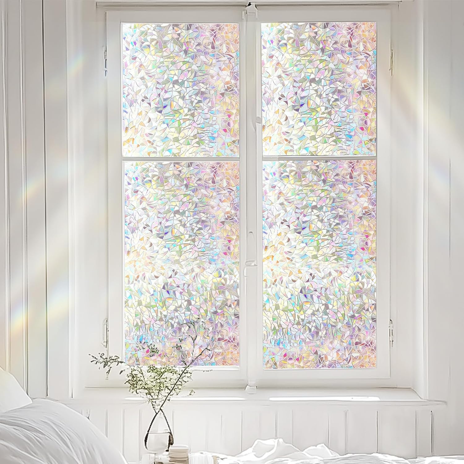 Amazon.com: RAINFLOW Window Privacy Film Rainbow - Rainbow Window Film ...