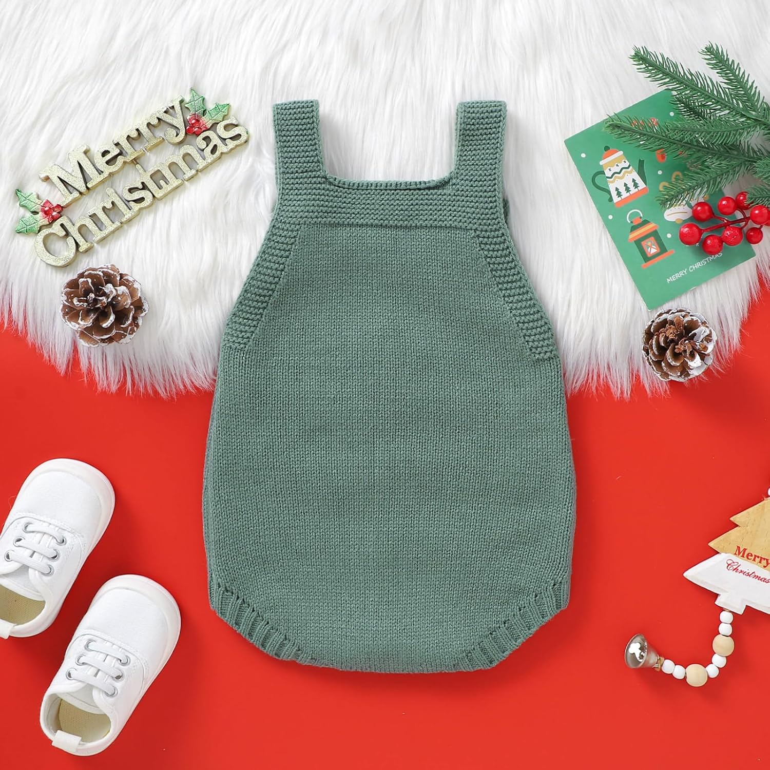 Cute Baby Girl Clothes Baby Girl Summer Sleeveless Romper Star Applique Embroidery Square Neck Bubble Jumpsuit - Image 3