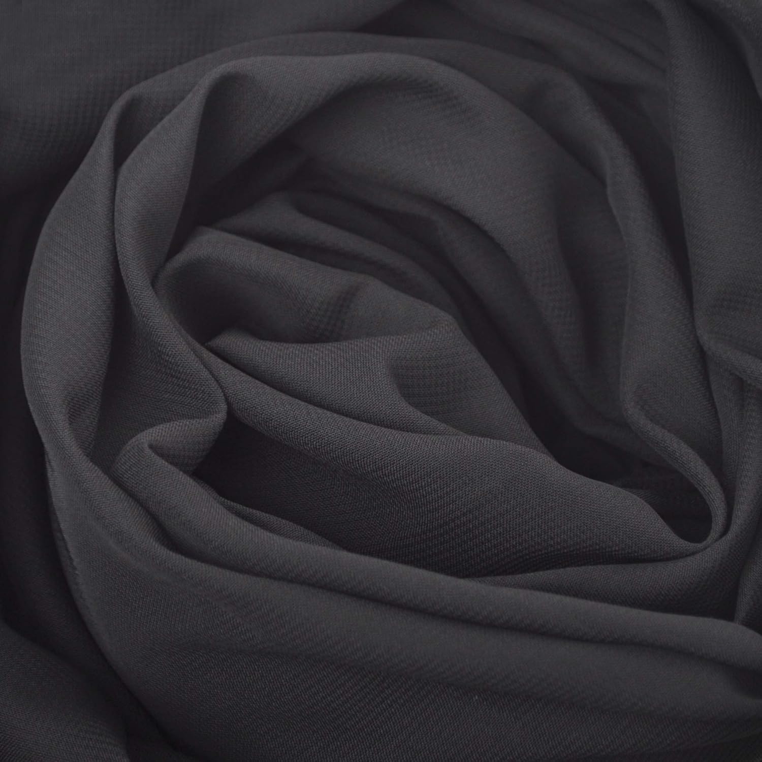 BellyLady Stunning Handmade Chiffon Belly Dance Veil, For Practice-Black - Image 2