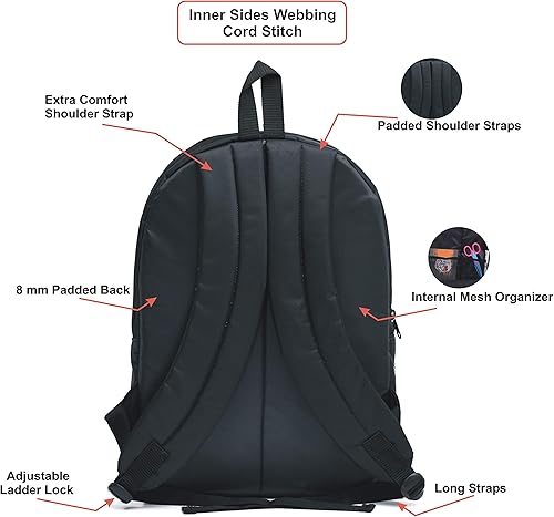 Vista 4 de Auxter Music 33 Ltrs - Mochila de viaje color negro