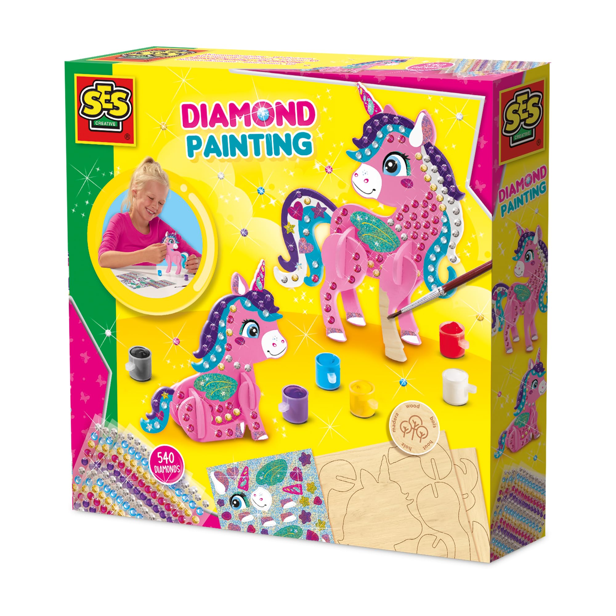 SES Creative 14134 - Diamond Painting - 3D Unicorns