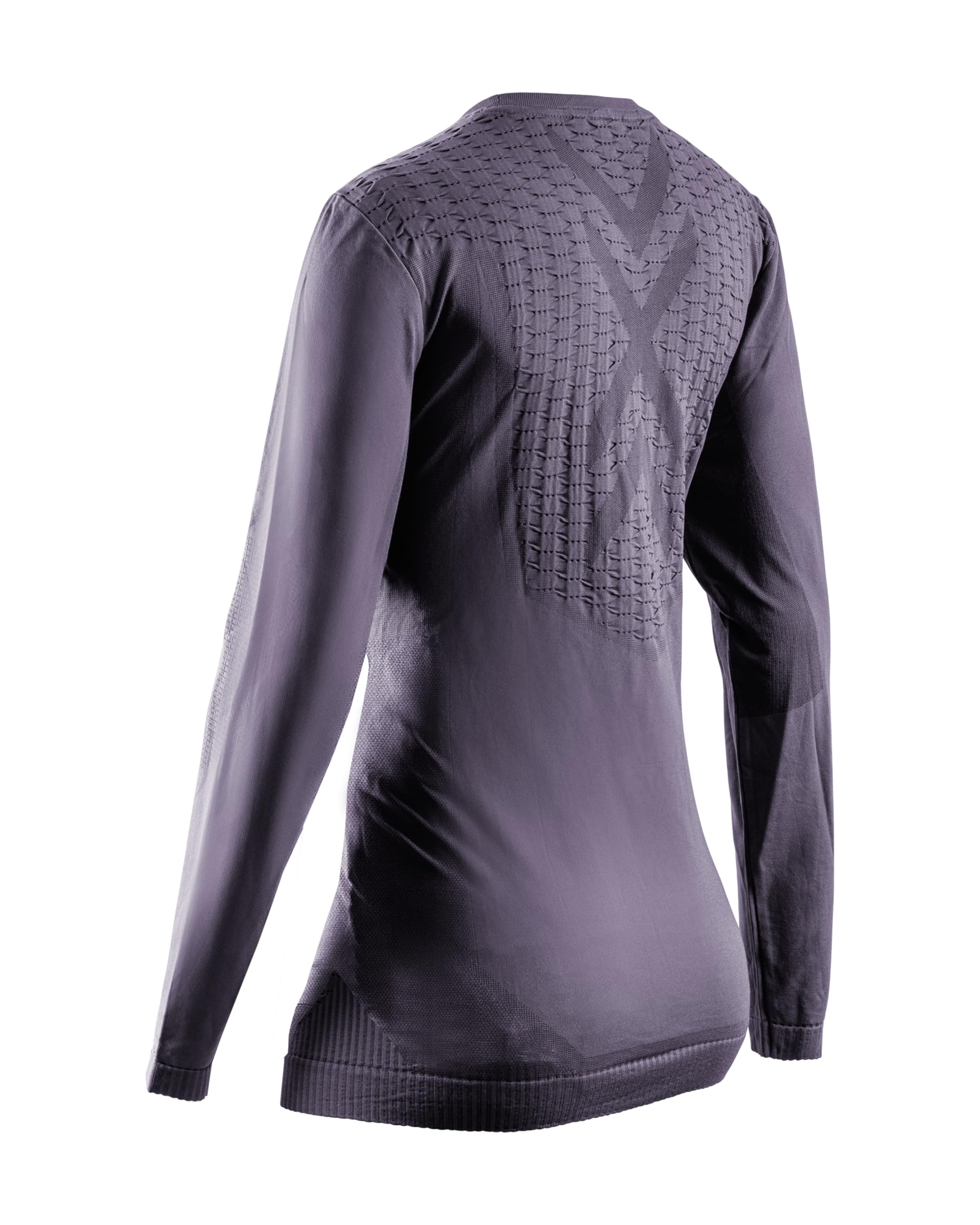 X-Bionic X-Ential Maglia a Maniche Lunghe Donna - Regolazione della Temperatura - Tessuto Traspirante e Assorbi-Sudore - vestibilità Confortevole per Sport e Tempo Libero - Lavanda, XS