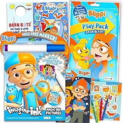 Blippi Coloring and Activity Books - Imagine Ink Coloring Book, Play Pack, Stickers, More
