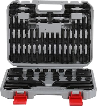 HFSR 58 Pcs 1/2" T-Slot 3/8"-16 Stud Hold Down Clamp Clamping Set Kit Bridgeport Mill for Bridgeport Mill
