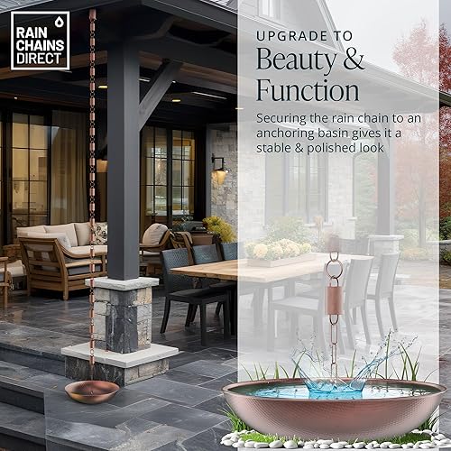 Miniatura 2 de Rain Chains Direct Cuenca de cobre