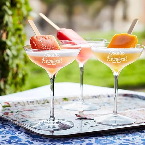 Miniatura 3 de Waterford Copas de champán Belle Coupe personalizadas Elegance, juego de 2 copas de cristal grabadas personalizadas para champán, vino espumoso,