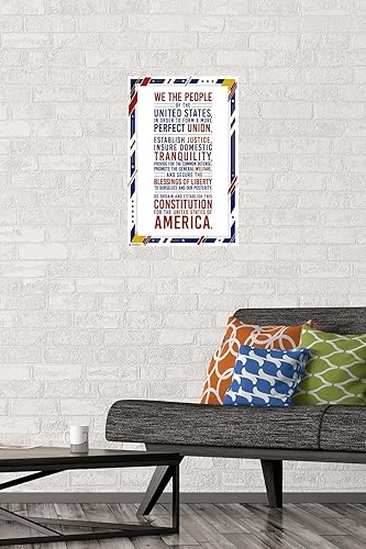 Miniatura 2 de Trends International The United States Of America - Póster de pared con preámbulo de la Constitución, 14.725 x 22.375 pulgadas, versión premium sin