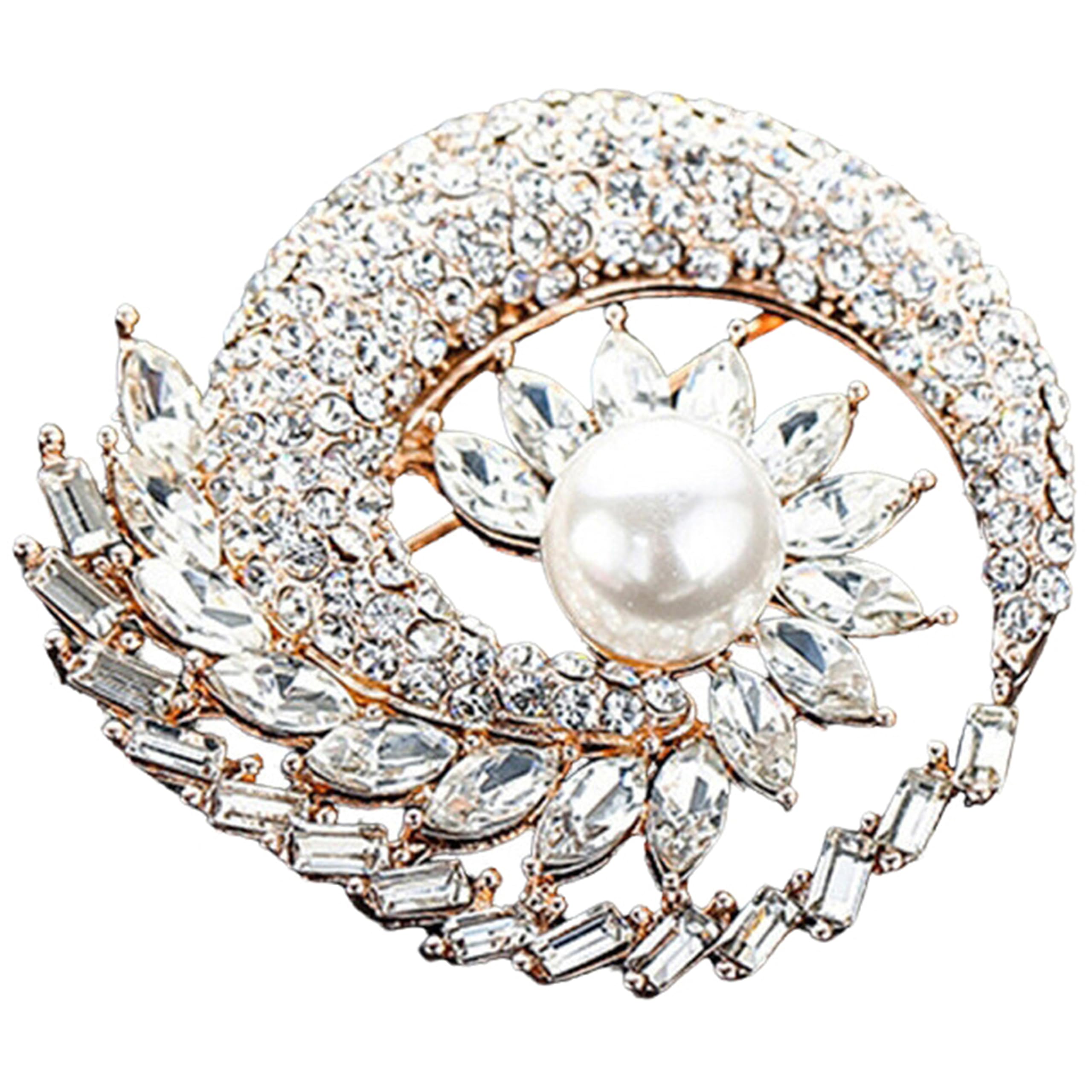 Gehney Joy Of Jewels JBRO1 Unisex Brooches for All Occasions, Perfect Jewelry for Women, Girls, Men, Boys. Ideal for Black Kurta, Suit Shirts at Weddings, Parties and and Gifts (JBR01-ALLLUNAR) (B0CJMCCGV3) Amazon Price History, Amazon Price Tracker