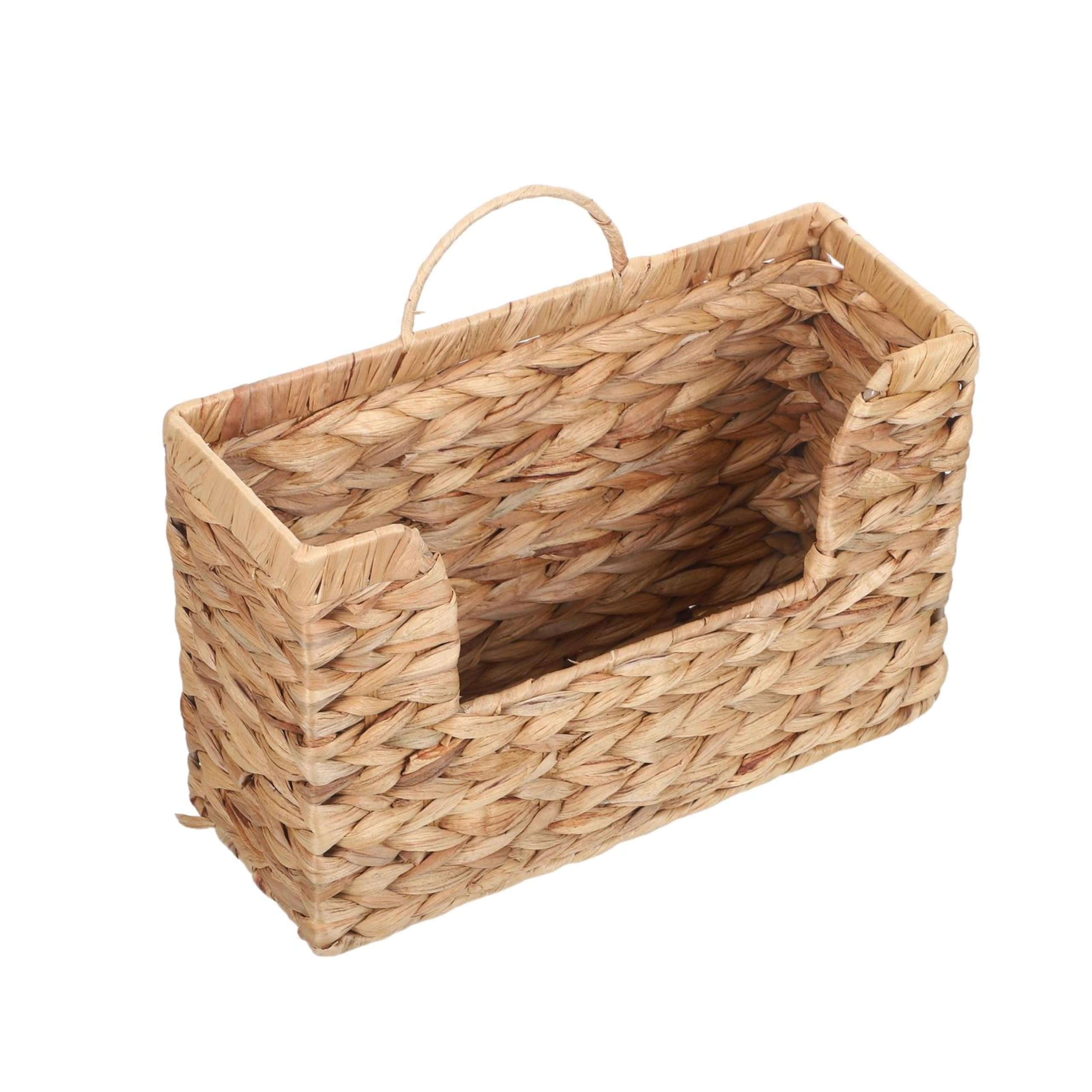 Cesta de hierba calabaza para ordenar juguetes en el dormitorio