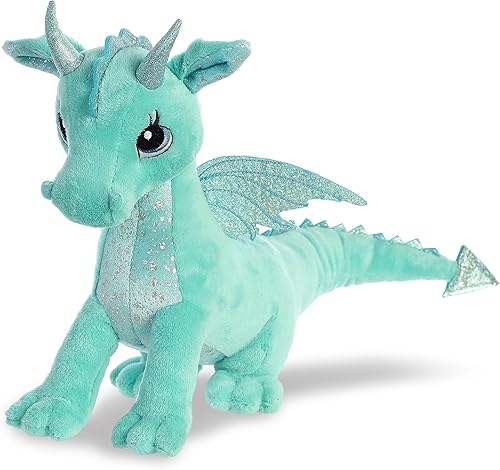 Miniatura 2 de Aurora Enchanting Sparkle Tales Willow Dragon - Animal de peluche - Aventuras mágicas - Juego sin fin - Azul 12 pulgadas