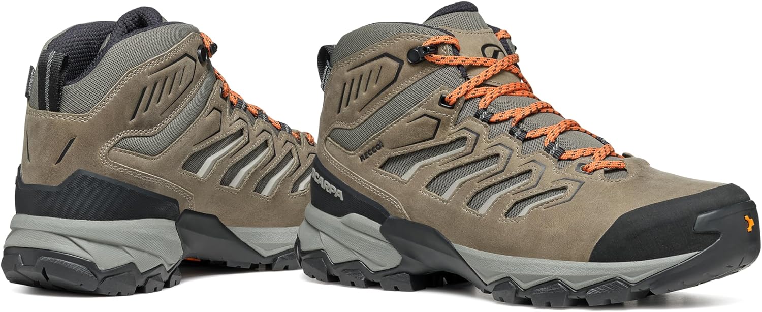 SCARPA Men's Moraine Mid WP Waterproof Breathable Boots for Backpacking & Hiking