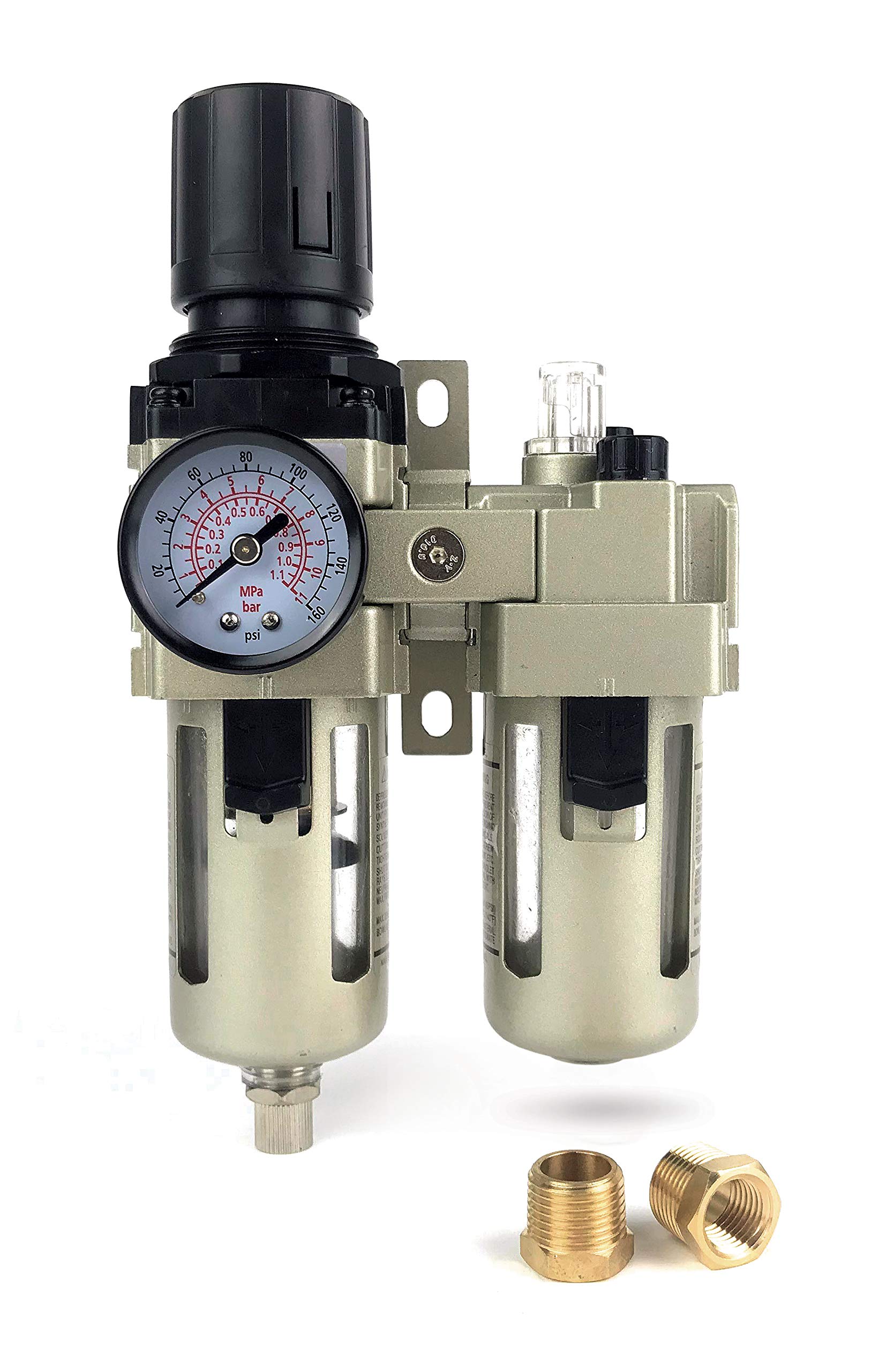 Primefit 3/8 Filter Regulator Lubricator Combo -1 Primefit 3/8 Filter Regulator Lubricator Combo -1