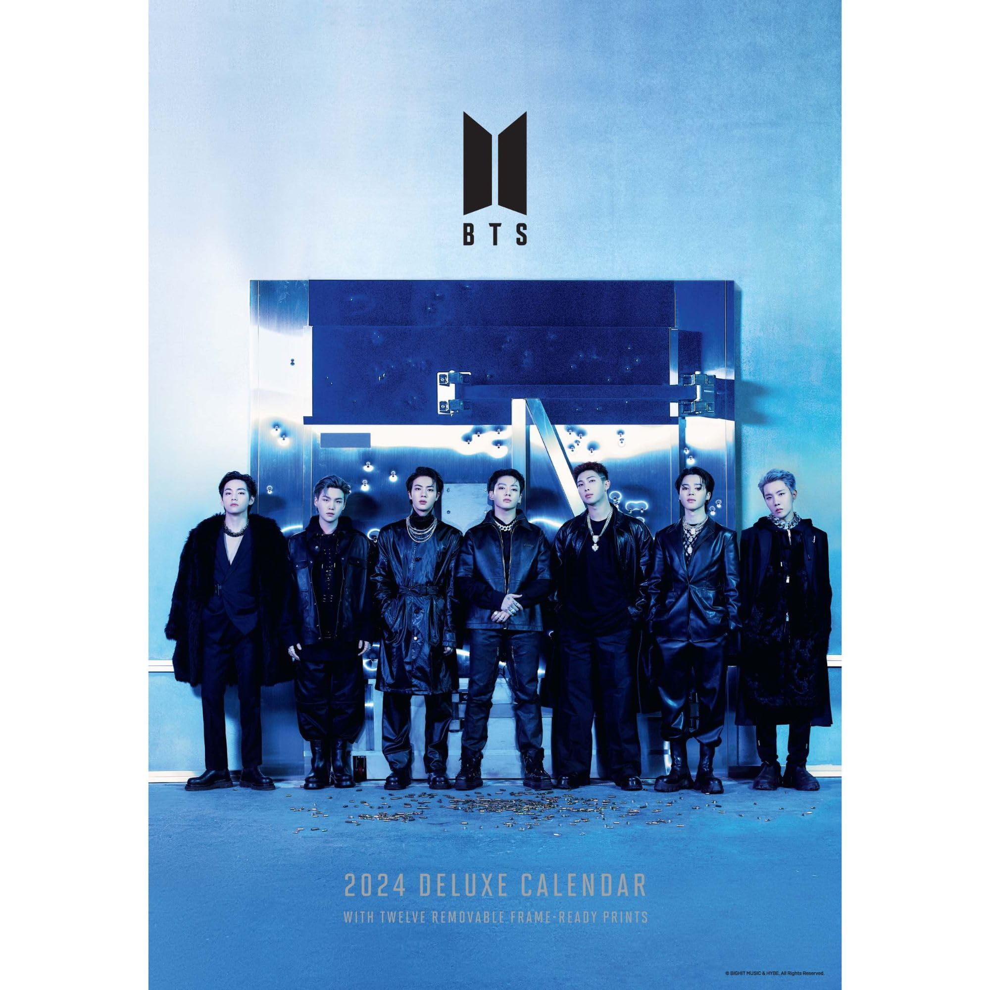 BTS Bangtan Boys 2024 Calendar, Special Edition Calendar With Detachable Artwork For Framing, Official Product