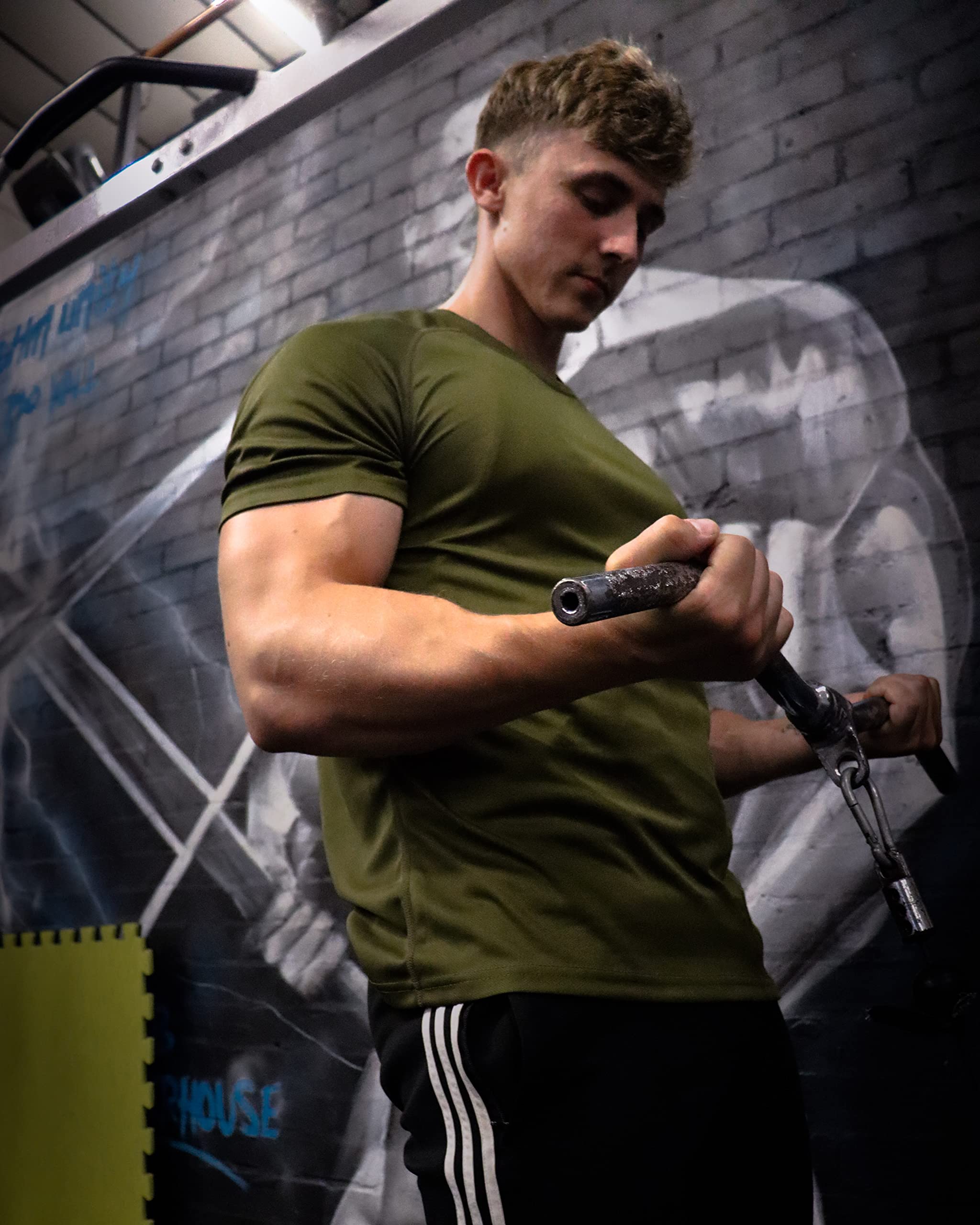 Cimic 3/5/7 Pezzi Maglietta Uomo Manica Corta Sportiva Asciugatura Rapida Traspirante Palestra Running Trekking