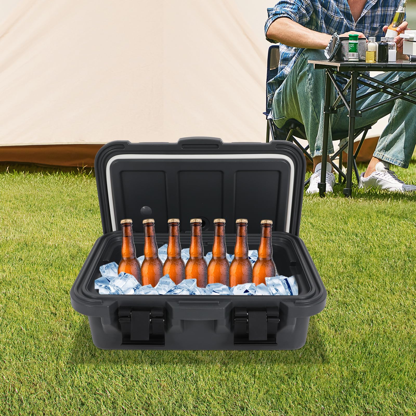Portaalimentos aislado 15 L para camping Buffet Party