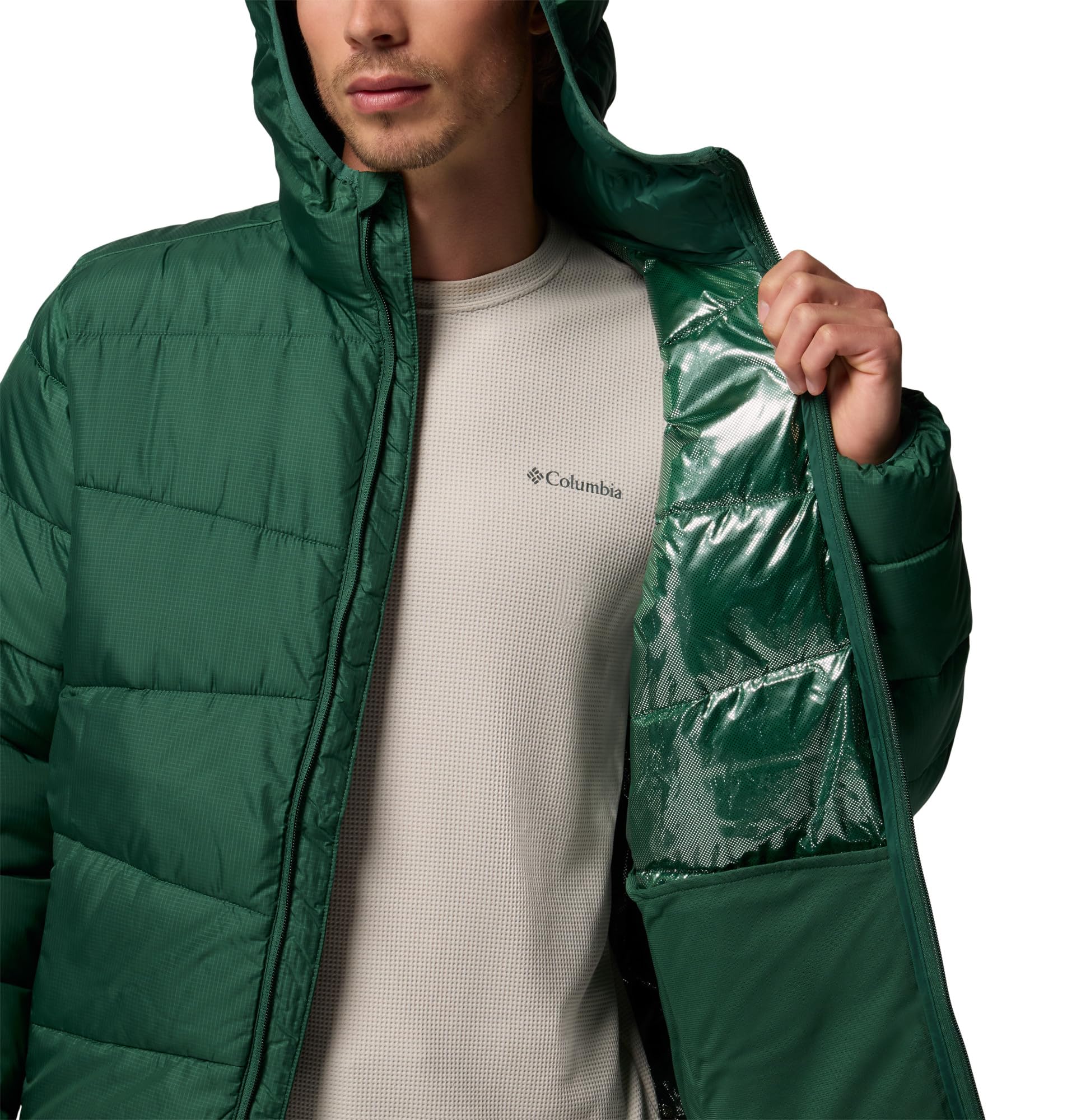 Columbia Fivemile Butte™ Ii Hooded Jacket Chaqueta acolchada con capucha Hombre (Pack de 1)