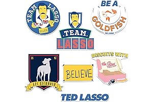 TED LASSO Party Decorations: Vinyl Sticker Pack